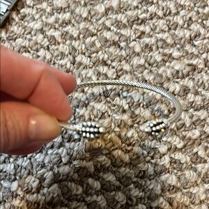 Elegant Silver-Toned Women's Bracelet